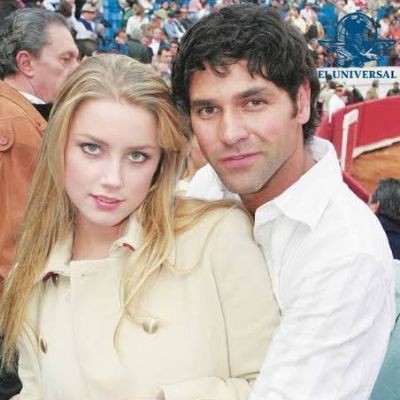Photo of Valentino Lanus and her ex-girlfriend,  Amber Heard.